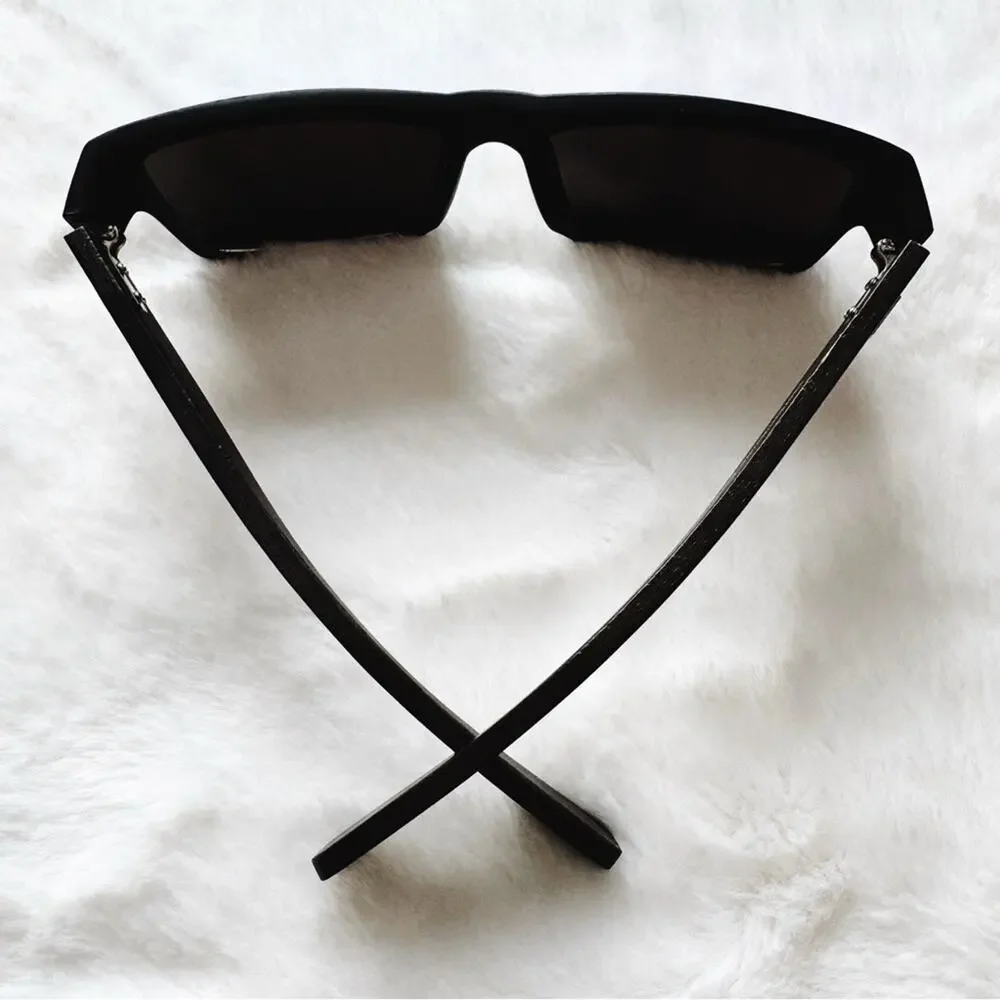 Jensen Blue & Black Wood Sunglasses